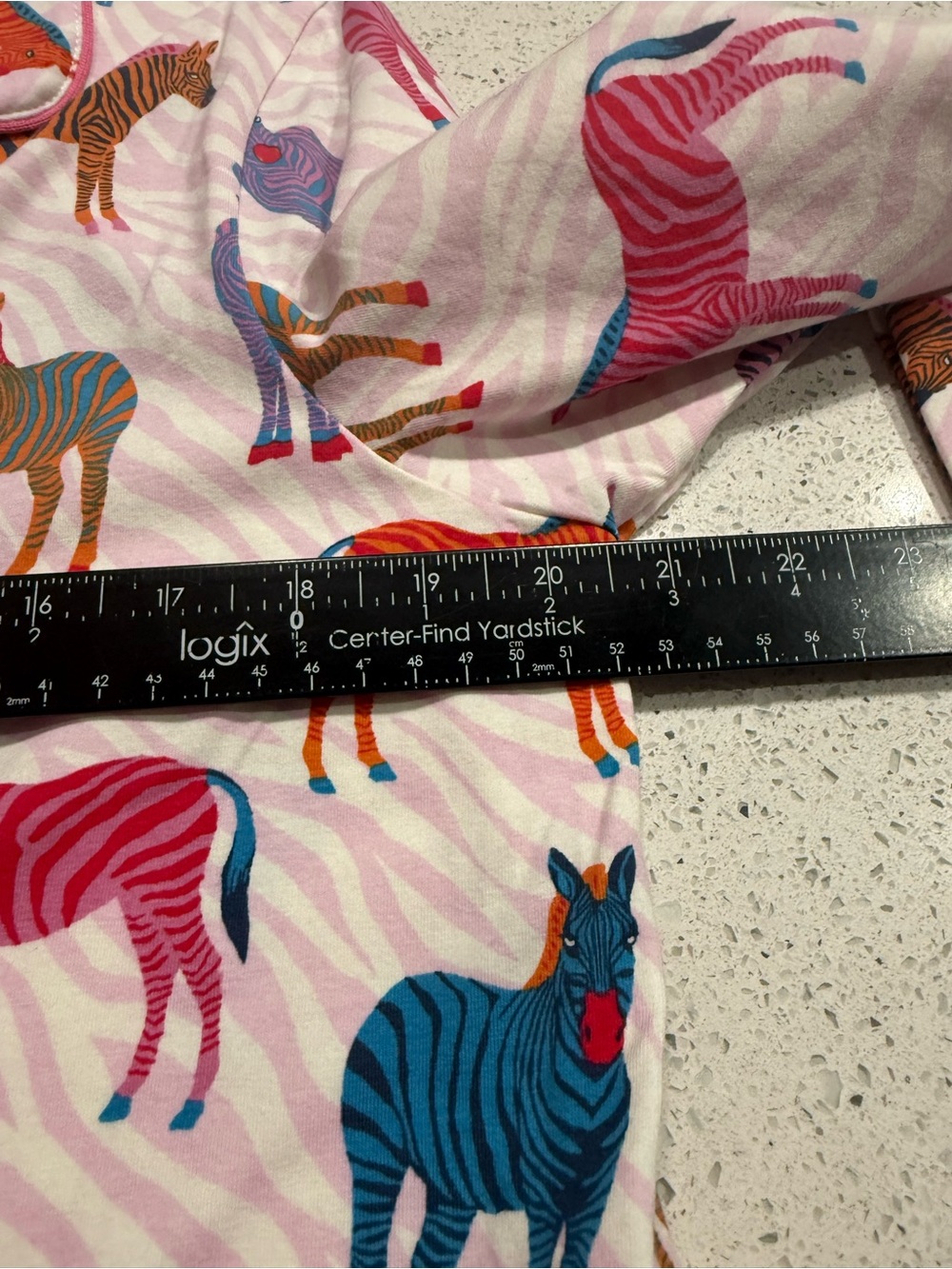BedHead Set Pink Multi Zebra-Print Button-Front. B2 - Picture 9 of 16